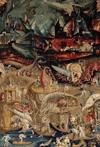 Ogród rozkoszy ziemskich. ok. 1560 (gobelin) autorstwa Hieronymus (after) Bosch