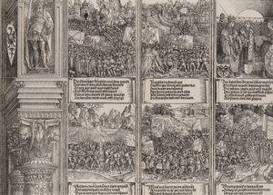 Małżeństwo Filipa Pięknego z Joanną Austriacką, Maksymilian odzyskuje okupowane T..., 1515. autorstwa Hieronymus Andreae