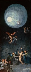 Wzniesienie błogosławionych autorstwa Hieronymus Bosch