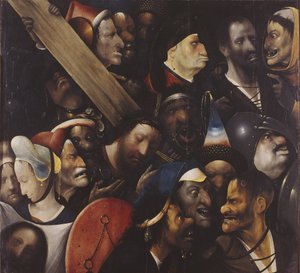 Chrystus niosący krzyż, 1515-1516 autorstwa Hieronymus Bosch