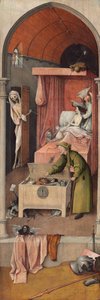 Śmierć i skąpiec autorstwa Hieronymus Bosch