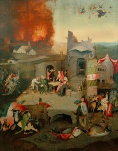 Kuszenie św. Antoniego autorstwa Hieronymus Bosch