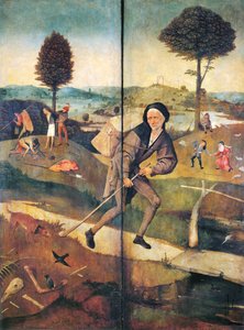 Wózek na siano autorstwa Hieronymus Bosch