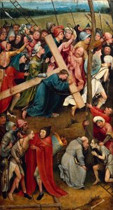 Chrystus trzymający swój krzyż, Droga na Kalwarię autorstwa Hieronymus Bosch