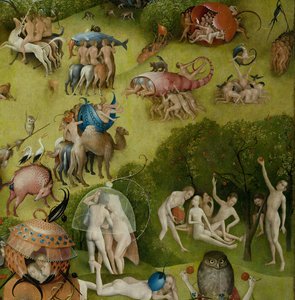 Ogród rozkoszy ziemskich, 1490-1500 autorstwa Hieronymus Bosch