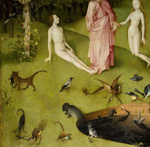 Ogród rozkoszy ziemskich, 1490-1500 autorstwa Hieronymus Bosch