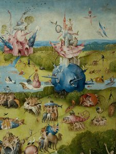 Ogród rozkoszy ziemskich, 1490-1500 autorstwa Hieronymus Bosch