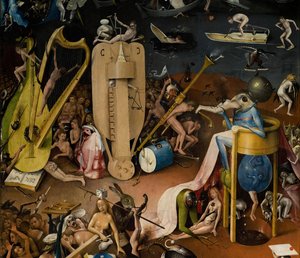 Ogród rozkoszy ziemskich, 1490-1500 autorstwa Hieronymus Bosch