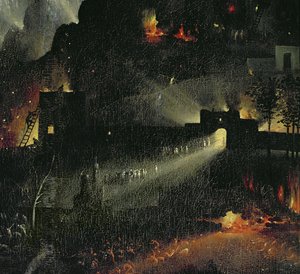Ogród rozkoszy ziemskich, ok. 1500 (detal 3425) autorstwa Hieronymus Bosch