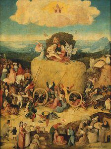 Tryptyk z Haywain Panel centralny, ok. 1930 r. 1516 autorstwa Hieronymus Bosch