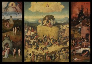 Tryptyk z sianem, ok. 1930 r. 1516 autorstwa Hieronymus Bosch