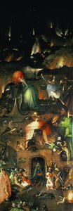 Sąd Ostateczny (ołtarz): wnętrze prawego skrzydła autorstwa Hieronymus Bosch