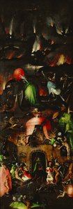 Tryptyk Sądu Ostatecznego, prawy panel, ok. 1485. autorstwa Hieronymus Bosch