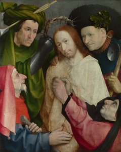 Naśmiewanie się z Chrystusa, c. 1500 autorstwa Hieronymus Bosch