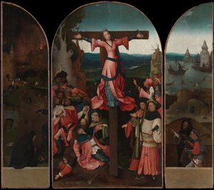 Tryptyk ukrzyżowanego męczennika autorstwa Hieronymus Bosch