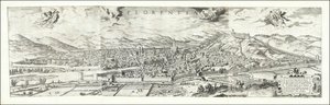 Widok Florencji z 1557 r. autorstwa Hieronima Koguta, opublikowany w 1601 r. przez Paula van der Houve
