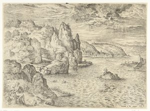 Bohater i Leander Pejzaże ze scenami biblijnymi i mitologicznymi (tytuł serii)