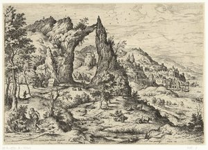 Juda i Tamar Pejzaże ze scenami biblijnymi i mitologicznymi (tytuł serii)