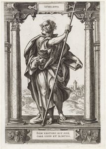Św. Filip S. Philippvs (tytuł na obiekcie) Chrystus i dwunastu apostołów i św. Paweł (tytuł serii)