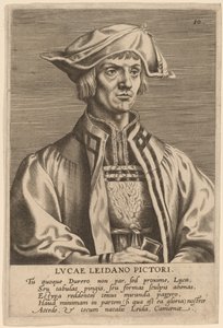 Lucas van Leyden autorstwa Hieronymus Wierix