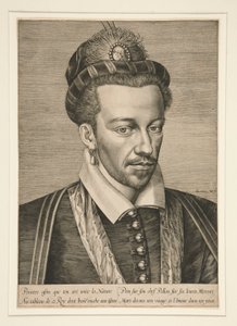 Portret Henryka III autorstwa Hieronymus Wierix