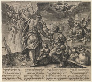 Dwie zgony, II poł. autorstwa Hieronymus Wierx