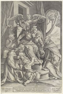 Święta Rodzina z Elżbietą i Janem Chrzcicielem, według Denysa Calvaerta, 1563 - przed 1611