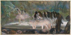 Balet w paryskiej operze autorstwa Hilaire Germain Edgar Degas