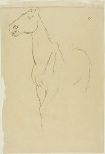 Horse Turned Three-Quarters autorstwa Hilaire Germain Edgar Degas