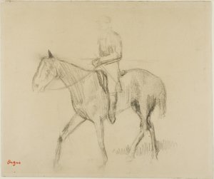 Koń i jeździec autorstwa Hilaire Germain Edgar Degas