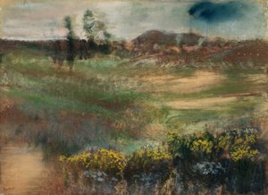 Krajobraz z kominem autorstwa Hilaire Germain Edgar Degas