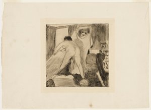 Opuszczanie wanny autorstwa Hilaire Germain Edgar Degas