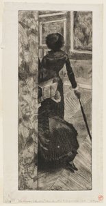 Mary Cassatt w Galerii Obrazów w Luwrze autorstwa Hilaire Germain Edgar Degas