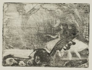 Na scenie I autorstwa Hilaire Germain Edgar Degas