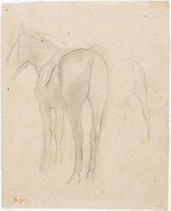 Badania konia autorstwa Hilaire Germain Edgar Degas