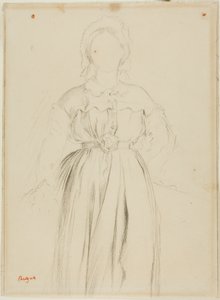 Studium do portretu Marguérite de Gas autorstwa Hilaire Germain Edgar Degas