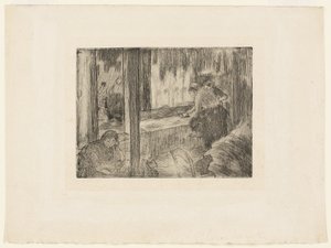 The Laundresses autorstwa Hilaire Germain Edgar Degas