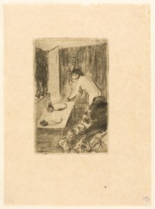 Mała przebieralnia autorstwa Hilaire Germain Edgar Degas