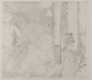 Kobiety przed kawiarnią, wieczór autorstwa Hilaire Germain Edgar Degas