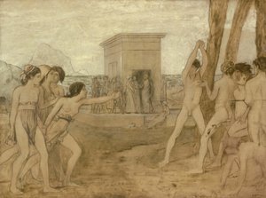 Młode Spartanki rzucają wyzwanie chłopcom autorstwa Hilaire Germain Edgar Degas