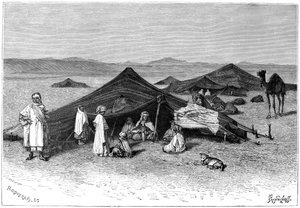 Obóz Nomadów, Sahara, ok. 1890 r.