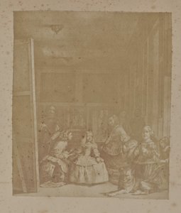 [Grafika przedstawiająca "Las Meninas" Velazqueza]. autorstwa Hill and Adamson