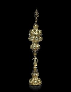 Medingen Minerva Cup, ok.1650 (srebro i srebro) autorstwa Hinrich Ohmssen