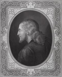 Jedyne prawdziwe podobieństwo naszego Zbawiciela (grawerunek) autorstwa Hippolyte (1797-1856) (after) Delaroche