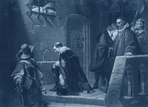 Lord Strafford doprowadził do egzekucji autorstwa Hippolyte Delaroche