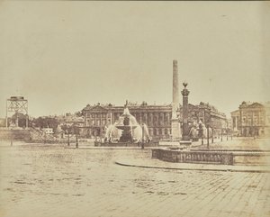 [Place de la Concorde] autorstwa Hippolyte Bayard