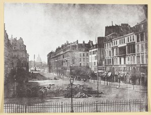 Rue Royale i pozostałości barykad z 1848 r.