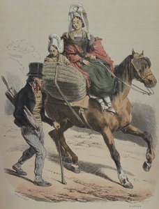 Normandia Jules Janin ilustracja 161 autorstwa Hippolyte Bellange