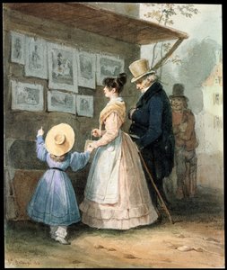 U sprzedawcy rycin”, 1831.
