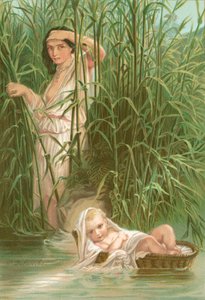Miriam i Mojżesz autorstwa Hippolyte Delaroche